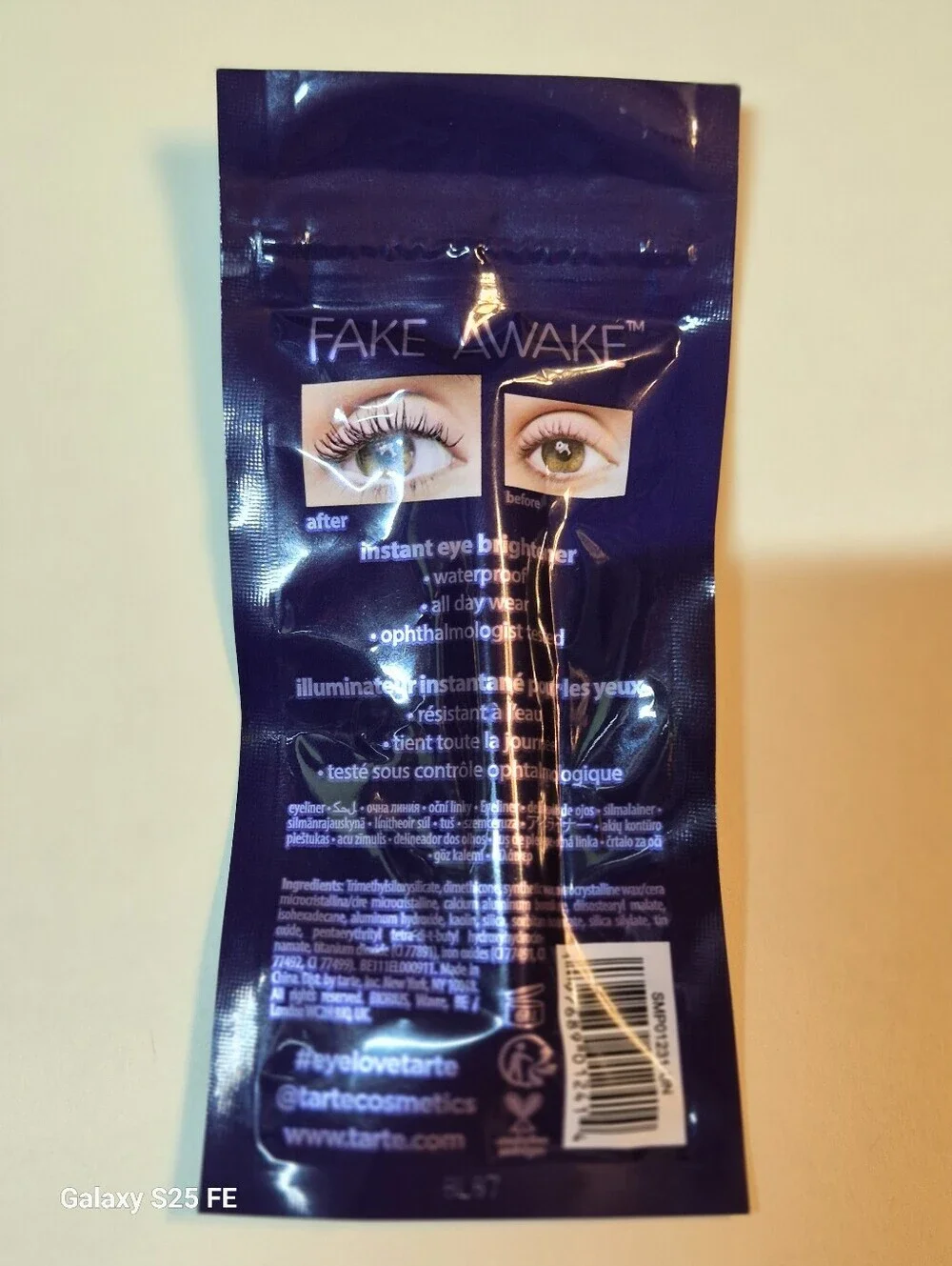 Tarte Fake Awake Eye Highlight: Nude, .0035oz (Mini Size), NIB